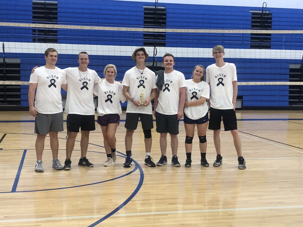 Volleyball players gathered during the RAK Attack tournament
